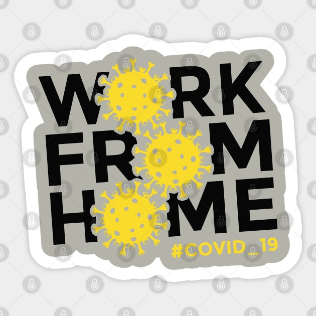 Work From Home Sticker by mursyidinejad